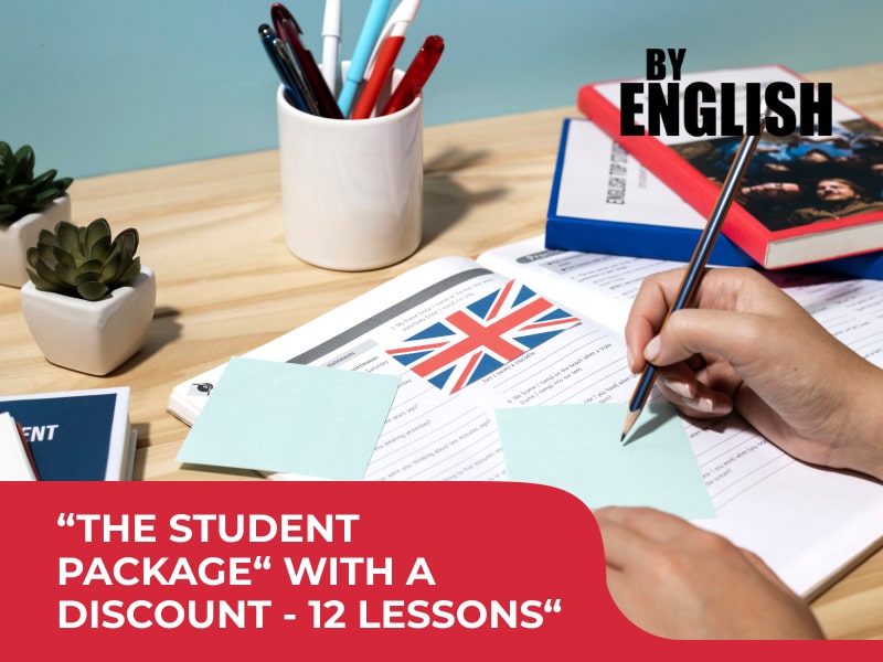 “The Student package“ with a discount - 12 lessons“